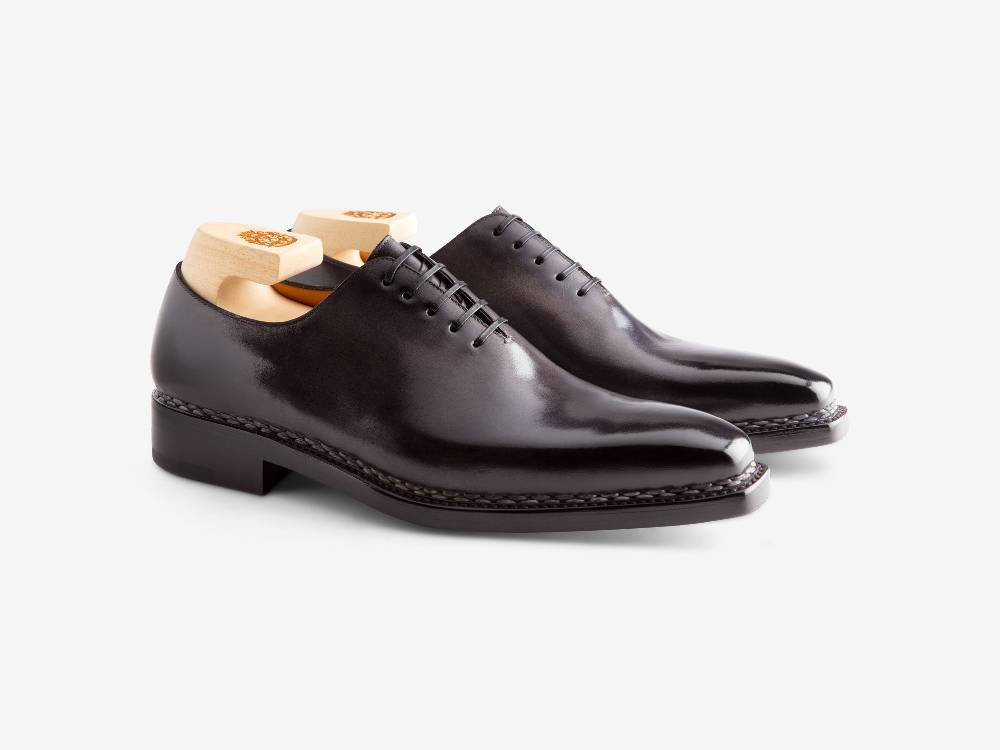 Paolo Sartori Art. 680 Oxford un pezzo in pelle Anticata Grigio Italy