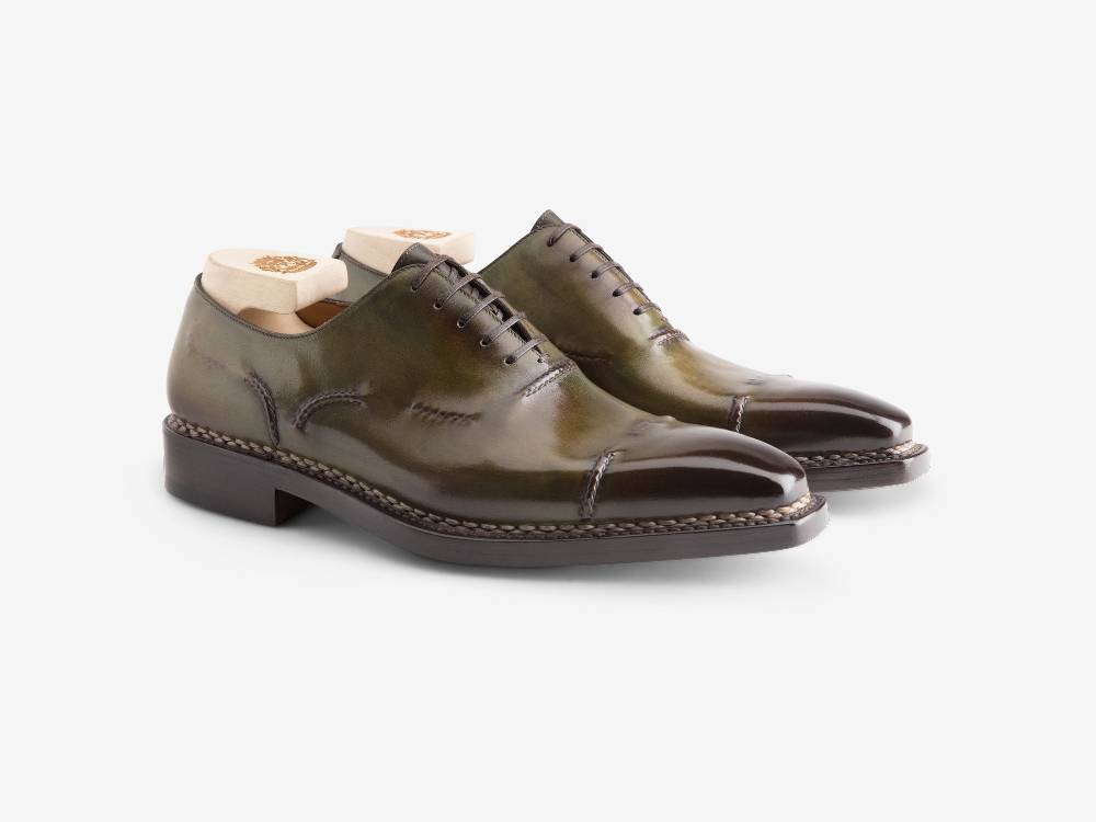 Paolo Sartori ART. 589 Oxford in pelle Anticata Bosco 2025