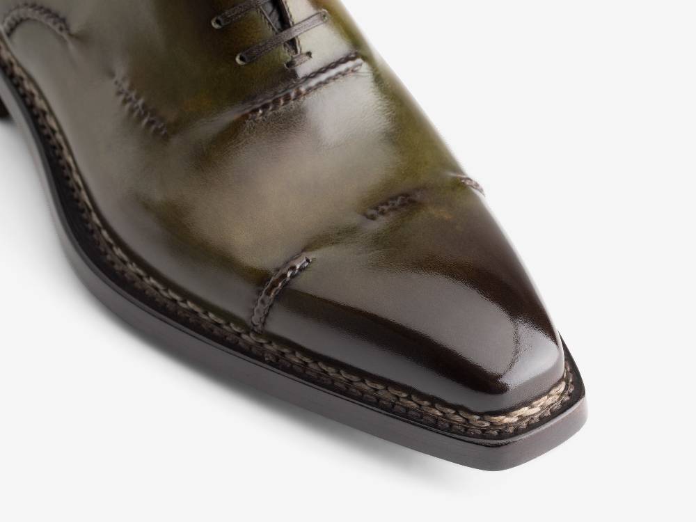 Paolo Sartori ART. 589 Oxford in pelle Anticata Bosco 2025