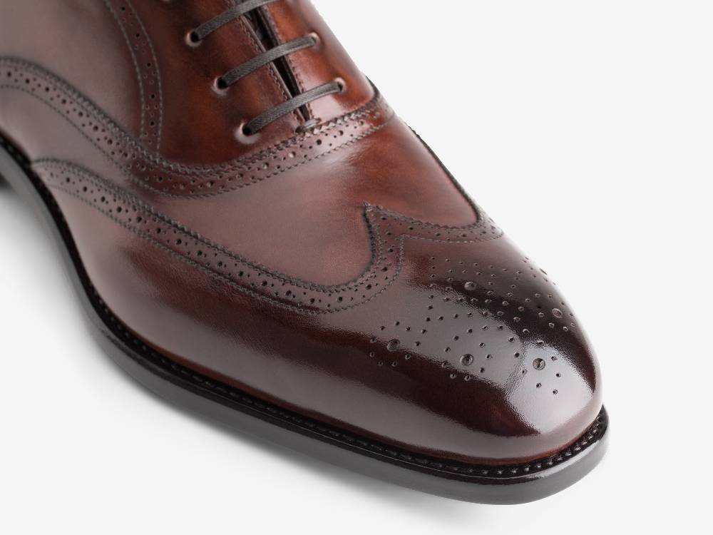 Paolo Sartori Art. 611 Oxford in pelle Anticata Amarone In Linea