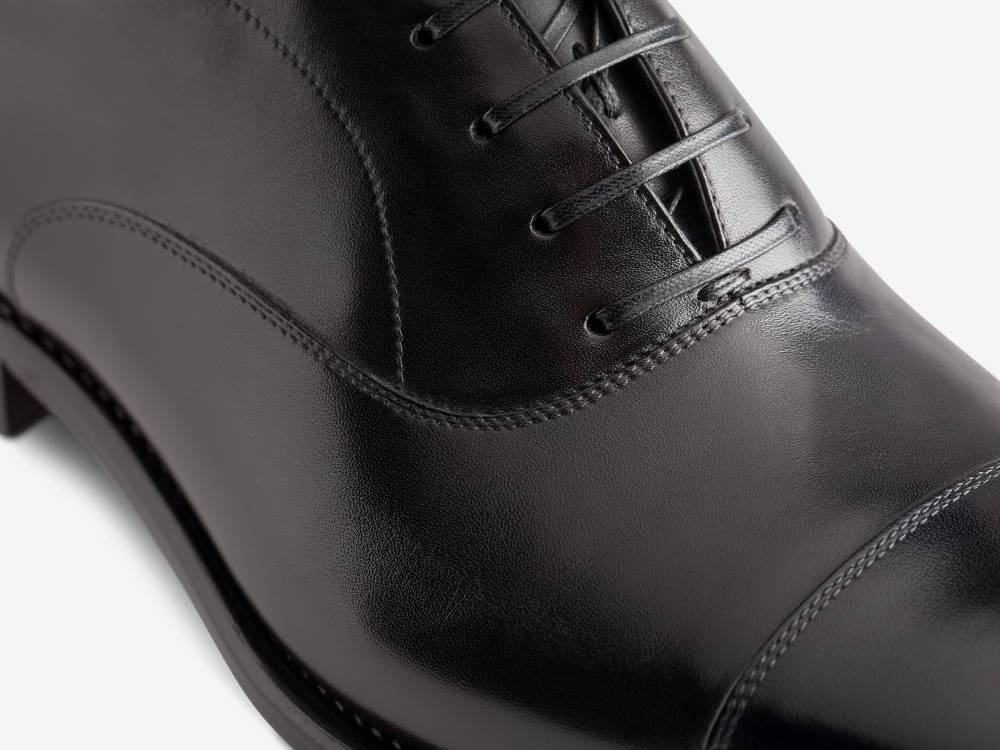 Paolo Sartori Art. 576 Oxford in pelle Anticata Nera Nuovo