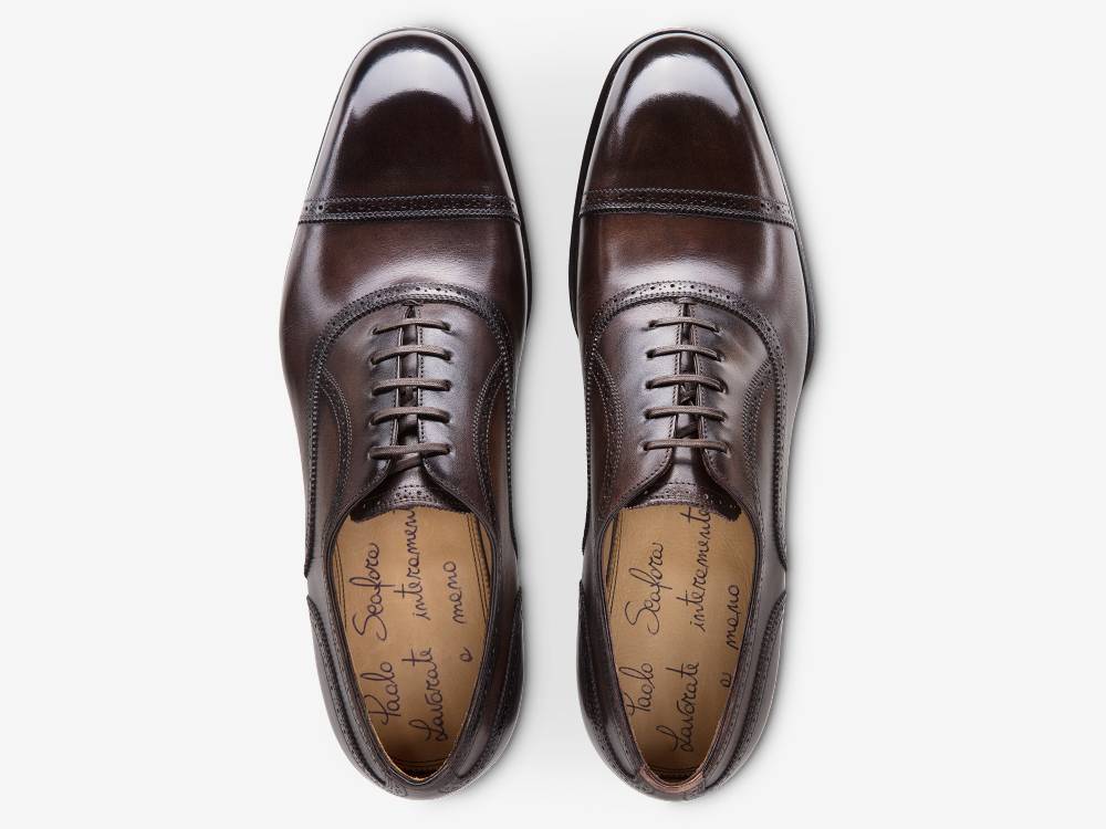 Paolo Sartori ART. 507 Oxford in pelle Anticata Vietri Qualità Garantita