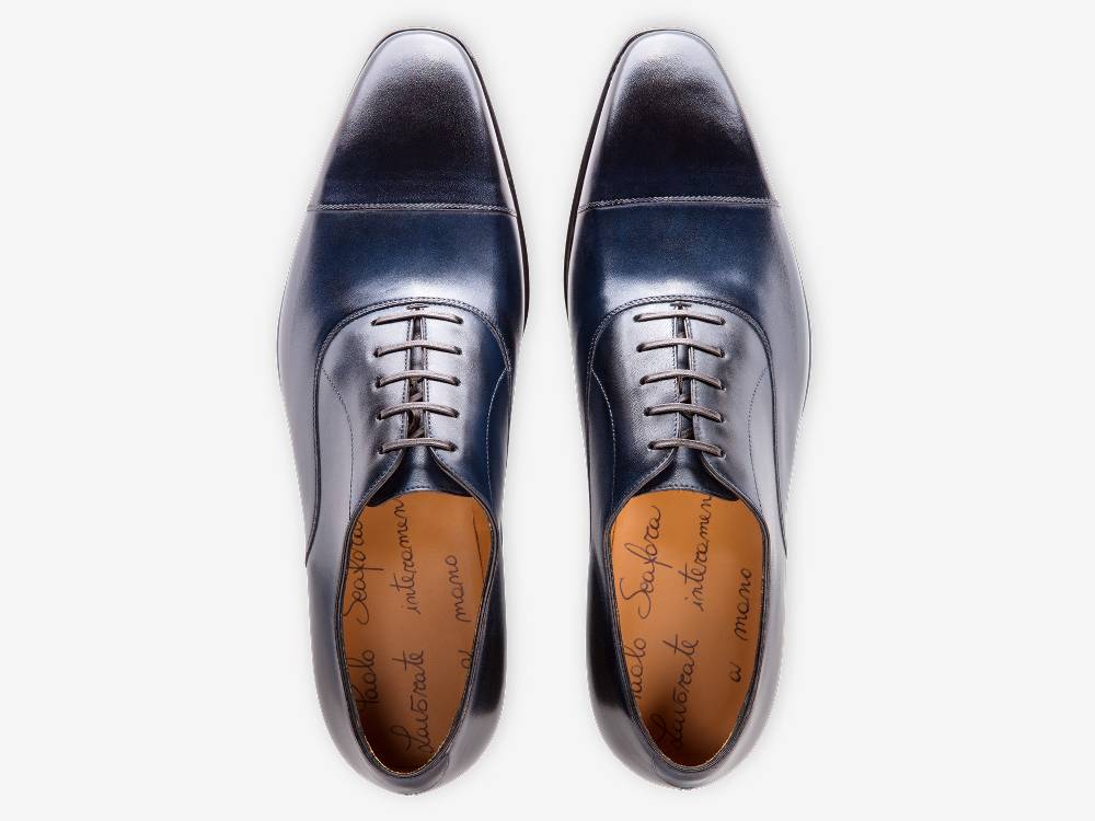 Paolo Sartori Art. 576 Oxford in pelle Anticata Oceano Negozi Online