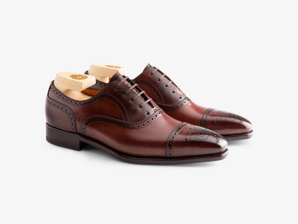 Paolo Sartori Art. 587 Oxford in pelle Anticata Amarone Acquista Ora