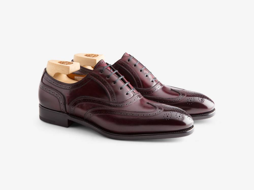 Paolo Sartori Art. 699 Oxford in pelle Anticata Bordeaux Sottocosto
