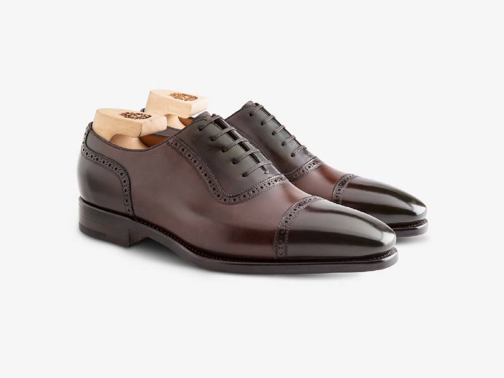 Paolo Sartori Art. 770 Oxford in Antiqued Montella Leather Presa