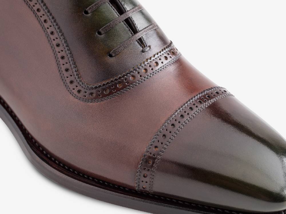 Paolo Sartori Art. 770 Oxford in Antiqued Montella Leather Presa