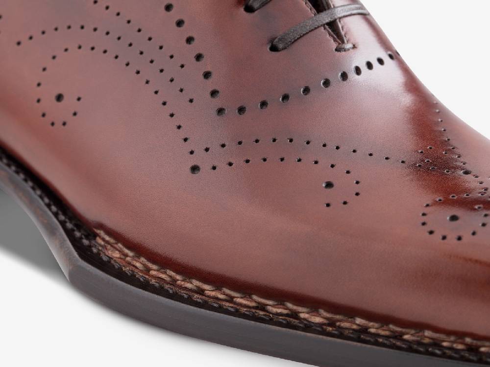 Paolo Sartori Art. 768 Oxford in Antiqued Positano Leather Economico
