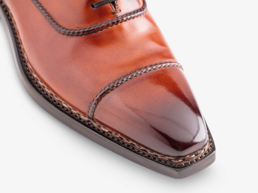 Paolo Sartori Art. 175BOUT Oxford in pelle Anticata Cognac Saldi
