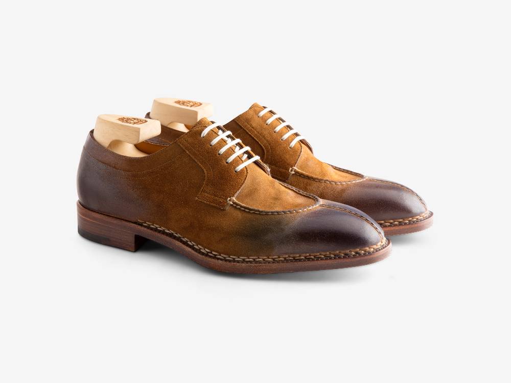 Paolo Sartori Art. 583 Derby in Camoscio Mountarde Offerte