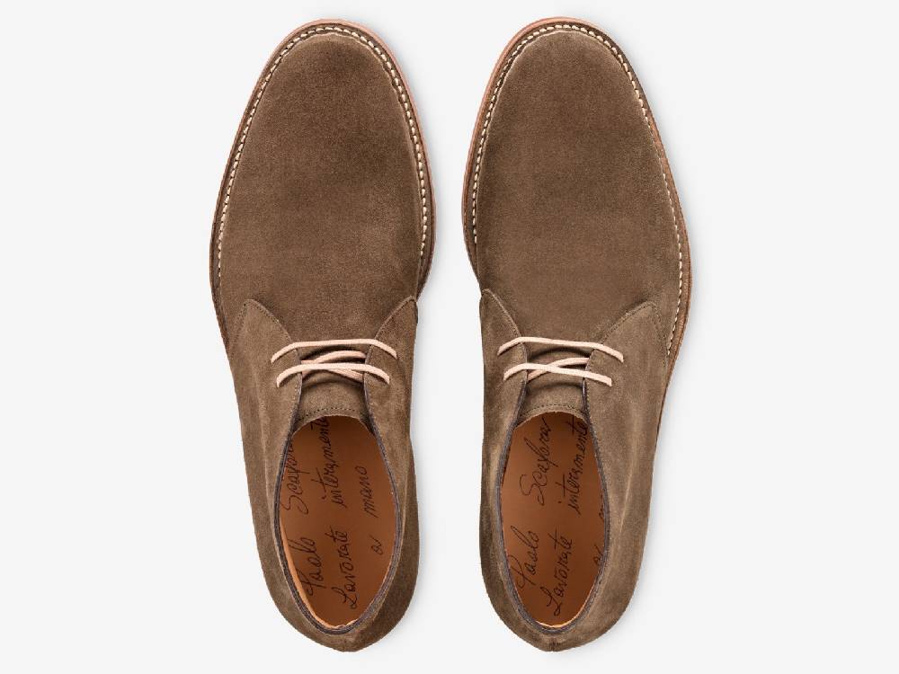 Paolo Sartori Art. 798 Desert Boot Foresta Suede Leather Vendite Flash