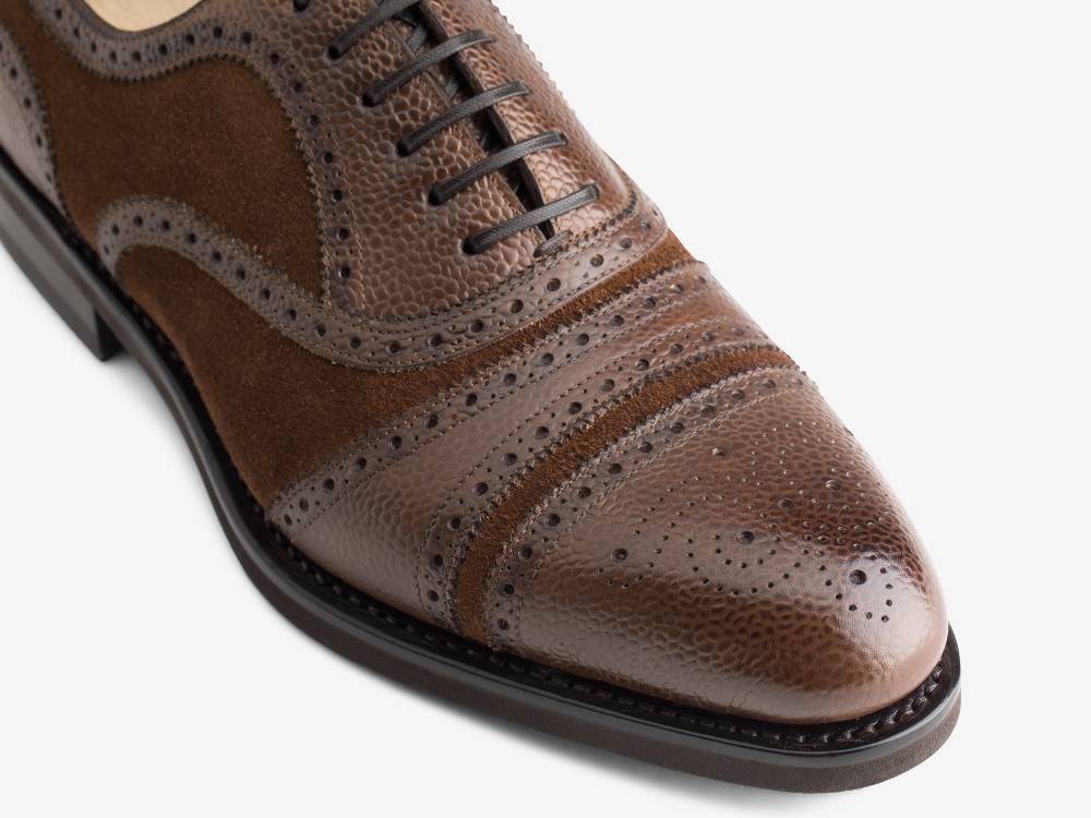 Paolo Sartori Art.626 Oxford in Camoscio Marrone Negozio