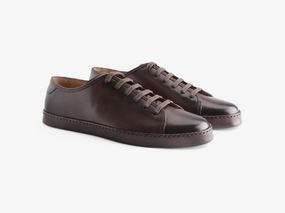 Paolo Sartori Art.Tenny1 Sneakers In Vitello Anticato Vietri Vendita