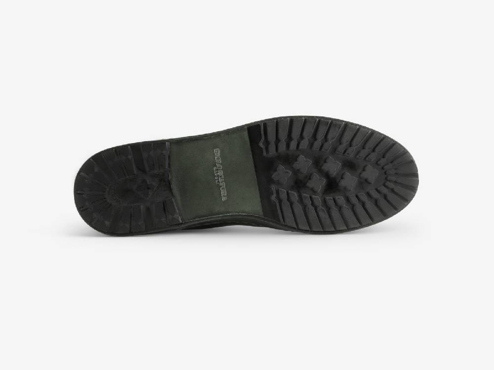 Paolo Sartori Art.Tenny1 Sneakers In Pelle Anticata Muschio Promozione