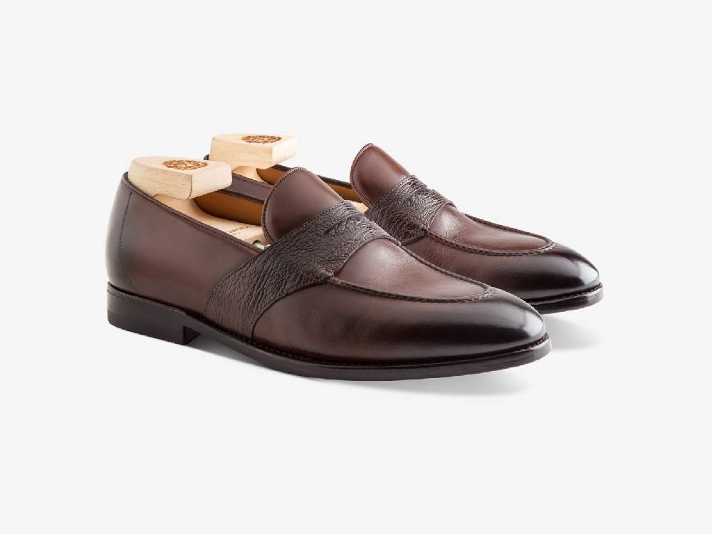 Paolo Sartori Art. 726 Loafer in Antiqued Montella Leather Promozione Limitata