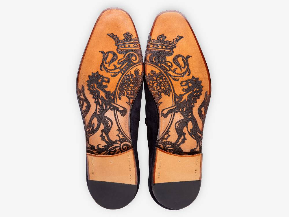 Paolo Sartori Art. 638 Mocassino in Camoscio Blue Novità