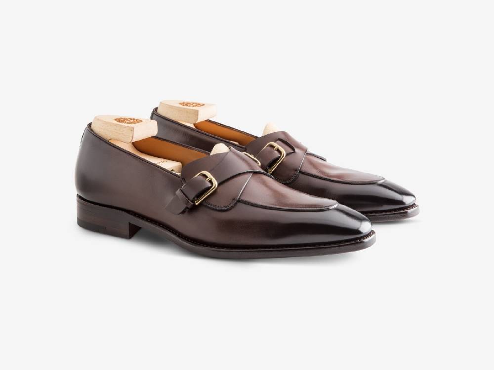 Paolo Sartori Art. 774 Loafer in Antiqued Vietri Leather Vendita Calda