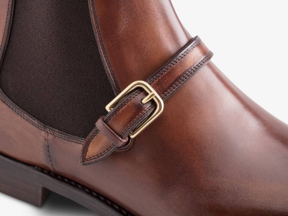 Paolo Sartori Art. 767 Chelsea Boot in Antiqued Montella Leather Italia