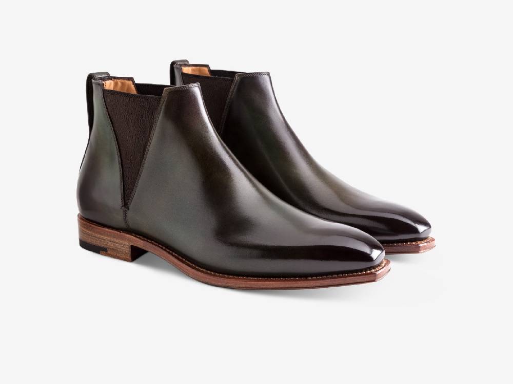 Paolo Sartori Art. 794 Beatles in Antiqued Olive Leather 2025