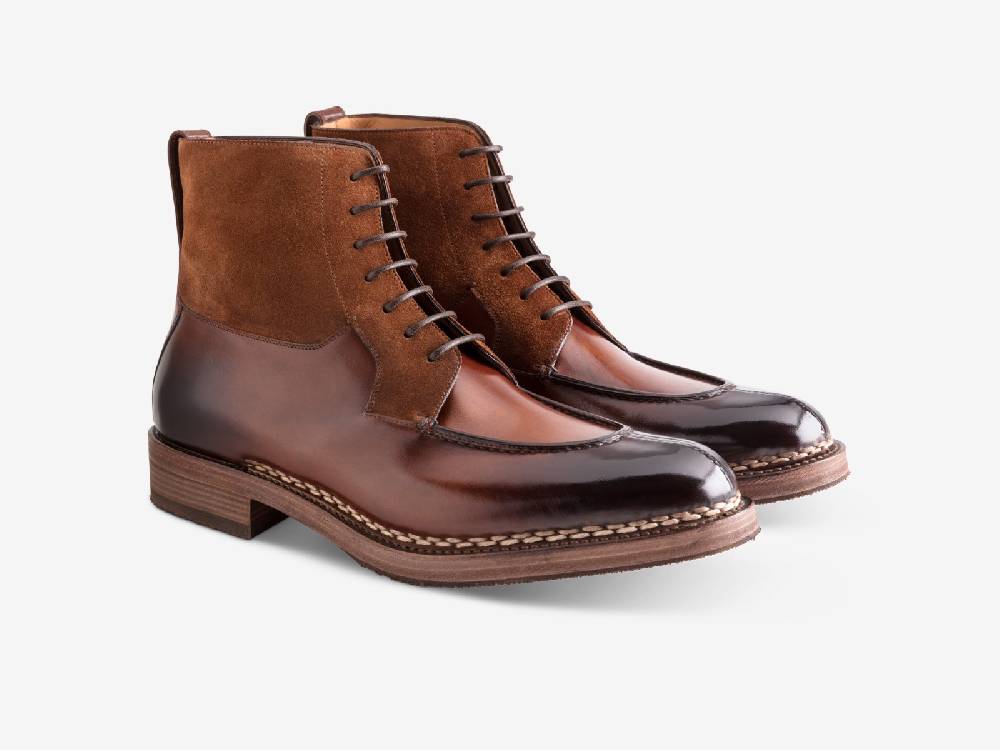 Paolo Sartori Art. 795 Boots in Antiqued Amalfi Leather Nuovo
