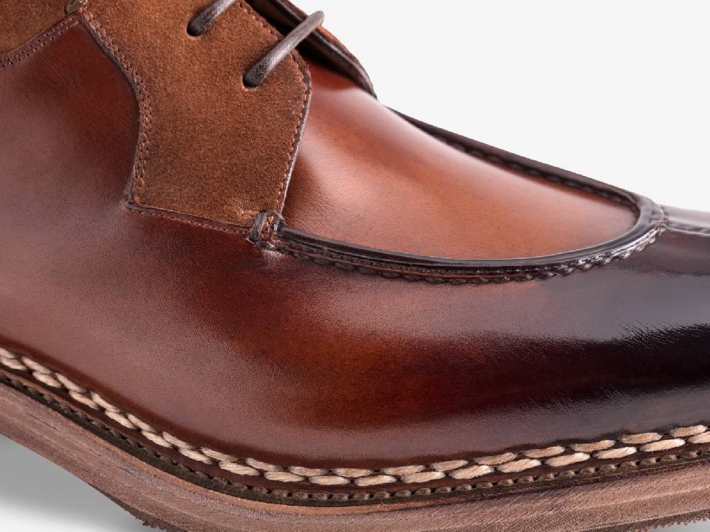 Paolo Sartori Art. 795 Boots in Antiqued Amalfi Leather Nuovo