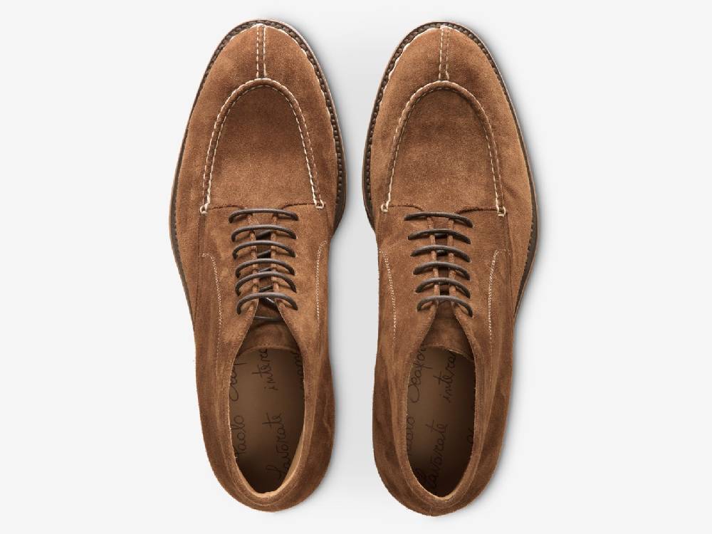 Paolo Sartori Art.667 Oxford in Camoscio Snuff Vendita