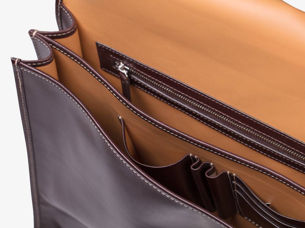 Paolo Sartori Briefcase Briefcase in pelle Anticata Vietri Qualità Garantita