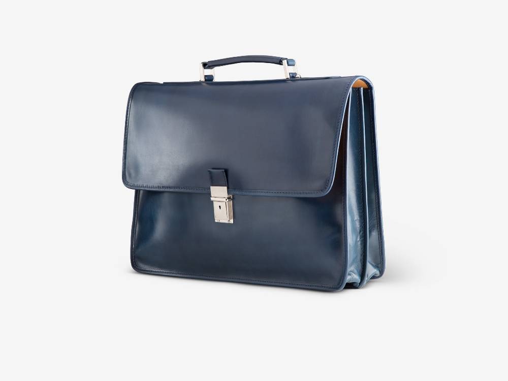 Paolo Sartori Briefcase Briefcase in pelle Anticata Oceano Acquista Ora