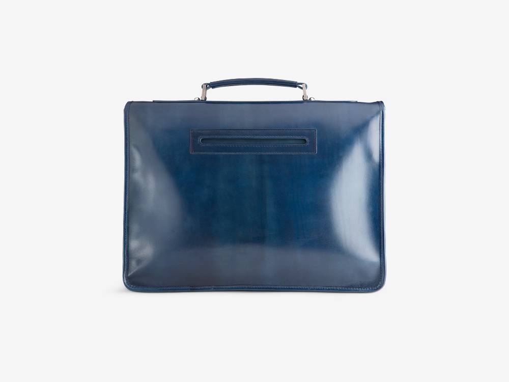 Paolo Sartori Briefcase Briefcase in pelle Anticata Oceano Acquista Ora