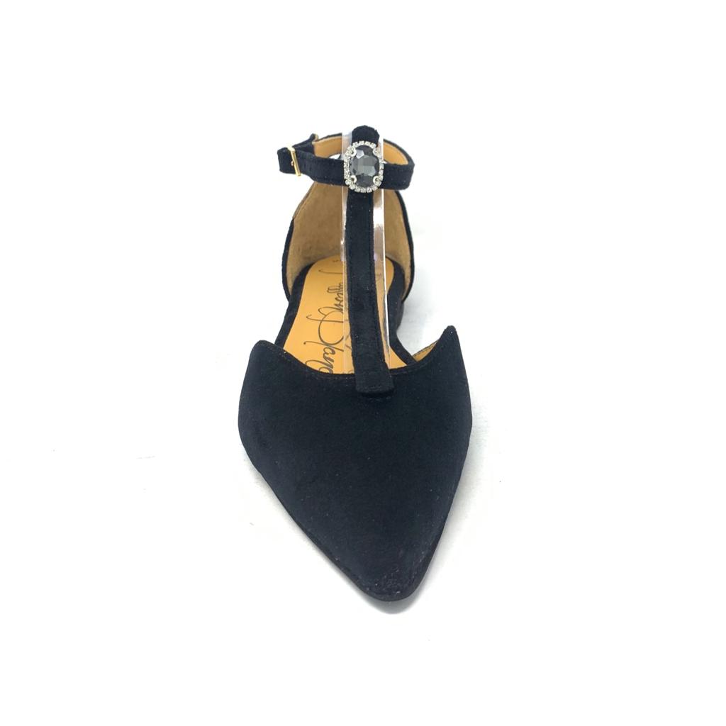 Passion Blanche Mimì velluto nero + pietra antracite Consegna Veloce