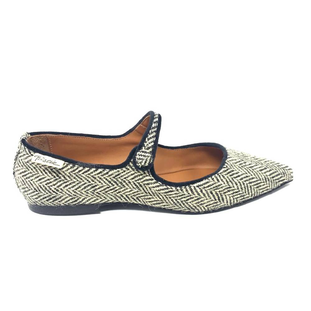 Passion Blanche Sophia Tweed in Lana Bianco-Nera Convenienza