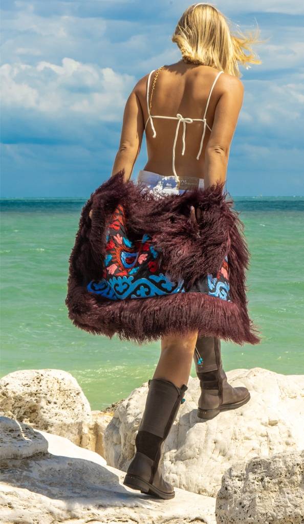 Passion Blanche GILET INDIA MONGOLIA BORDEAUX Hotsell