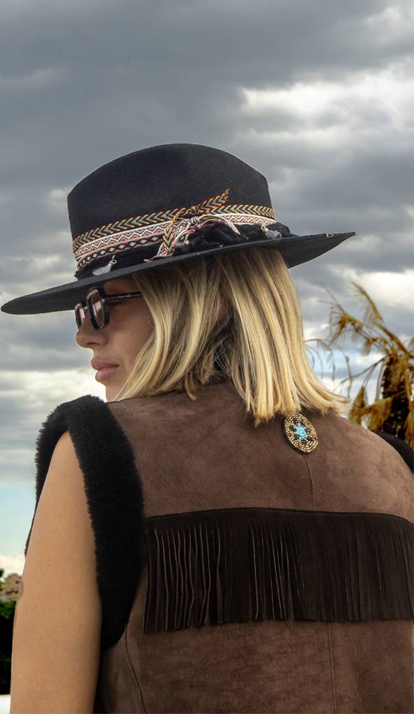 Passion Blanche GILET T.MORO MONTONE + FRANGIA Nuova