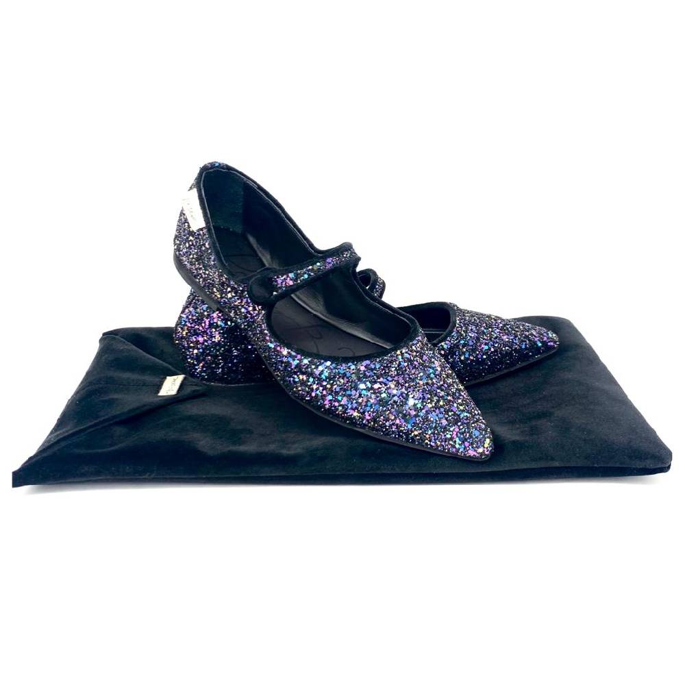 Passion Blanche Sophia Glitter Nero/Blu Italy