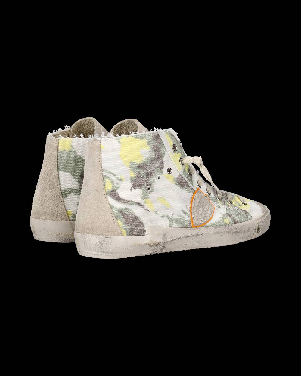 Philippe Model Sneaker alta Prsx uomo - verde e giallo Vendita Economica