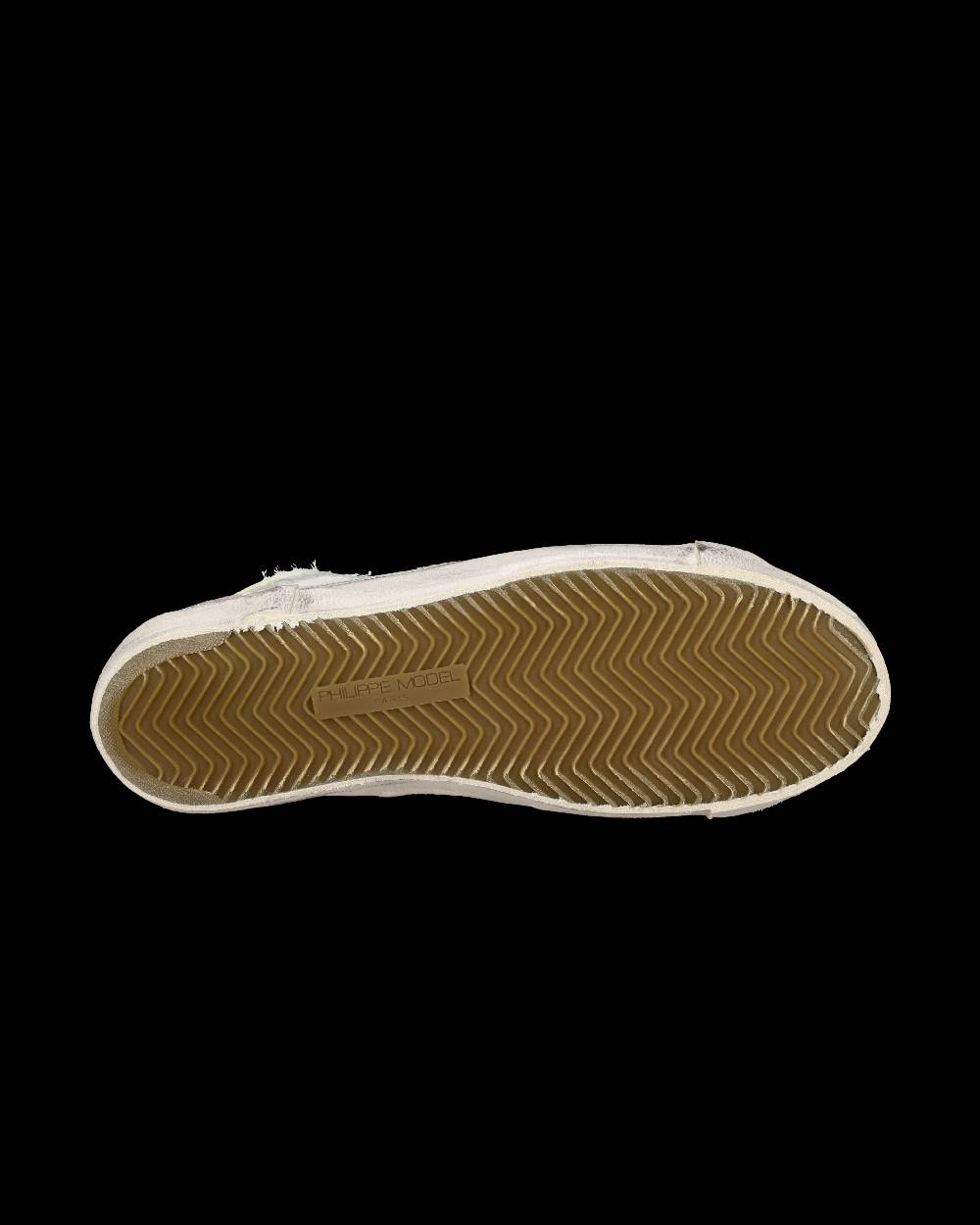 Philippe Model Sneaker alta Prsx uomo - verde e giallo Vendita Economica