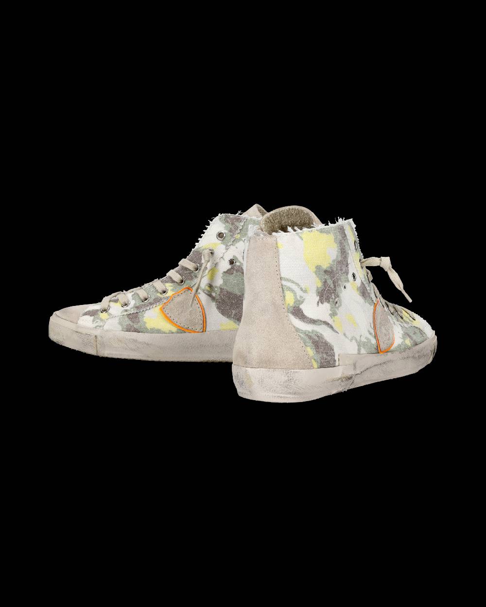 Philippe Model Sneaker alta Prsx uomo - verde e giallo Vendita Economica