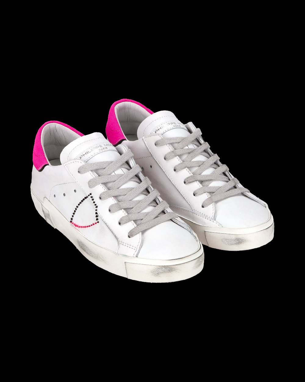 Philippe Model Sneaker bassa PRSX donna - bianco e fucsia