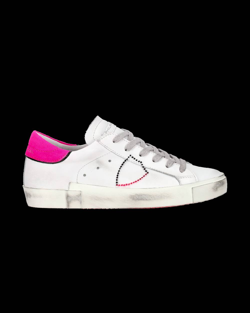Philippe Model Sneaker bassa PRSX donna - bianco e fucsia Negozio