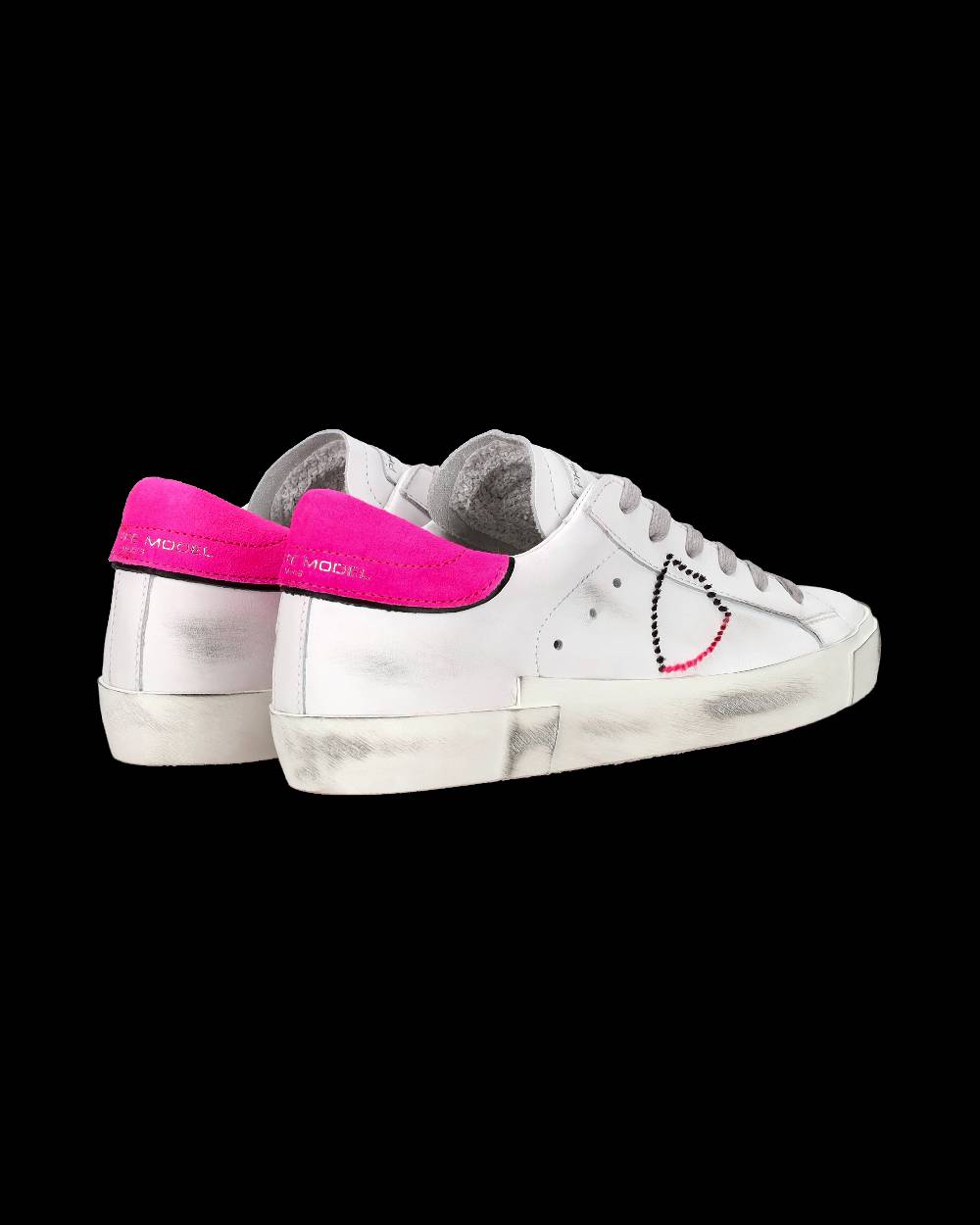 Philippe Model Sneaker bassa PRSX donna - bianco e fucsia Negozio