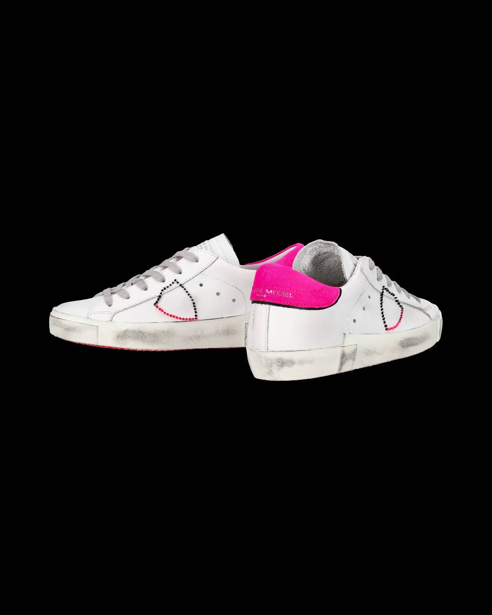 Philippe Model Sneaker bassa PRSX donna - bianco e fucsia Negozio