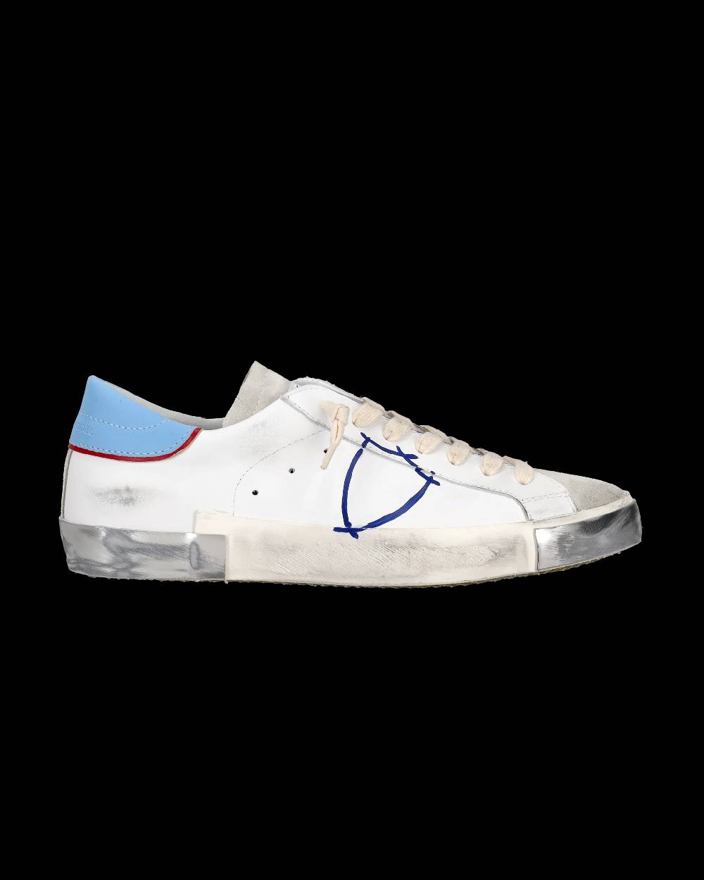 Philippe Model Sneaker tennis Prsx da uomo - Azzurro e bianco In Saldo