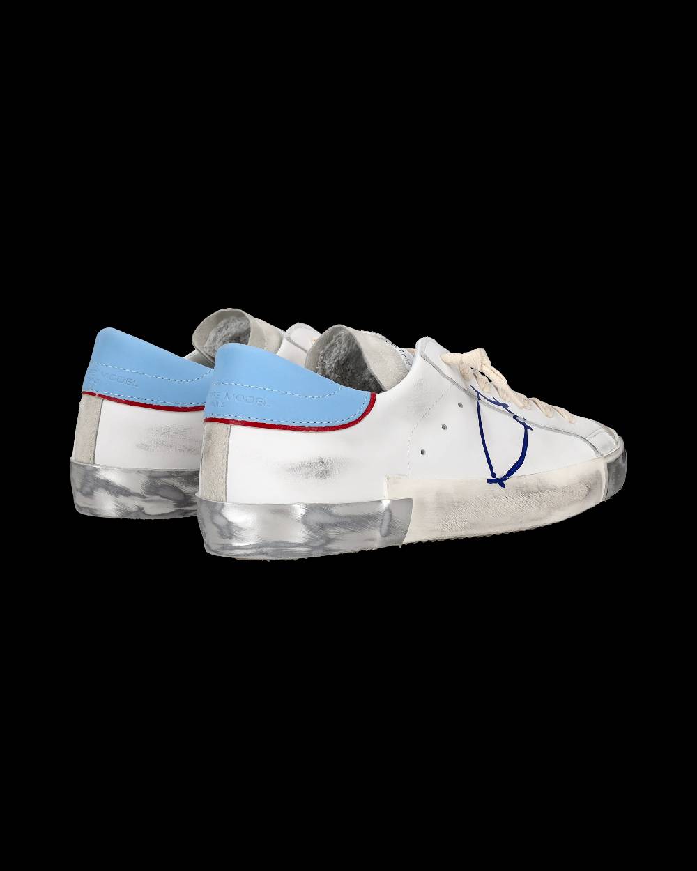 Philippe Model Sneaker tennis Prsx da uomo - Azzurro e bianco In Saldo