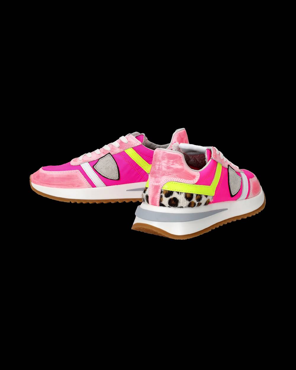 Philippe Model Sneakers Tropez 2.1 da Donna Fucsia in Tessuto Tecnico Italy