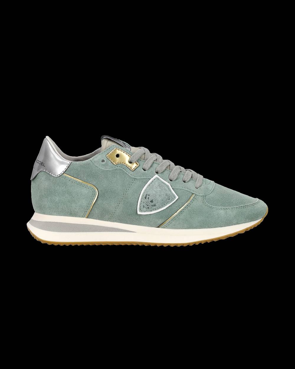 Philippe Model Sneaker casual Trpx da donna in pelle scamosciata - Turchese 2025