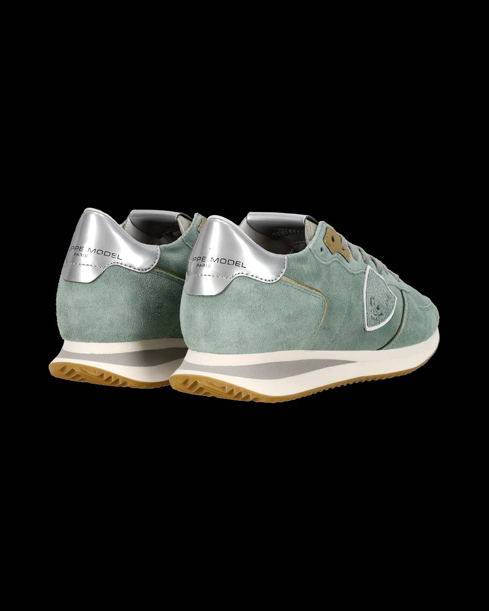 Philippe Model Sneaker casual Trpx da donna in pelle scamosciata - Turchese 2025