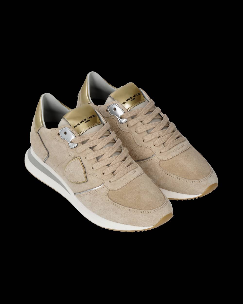Philippe Model Sneaker bassa Trpx donna - beige e oro
