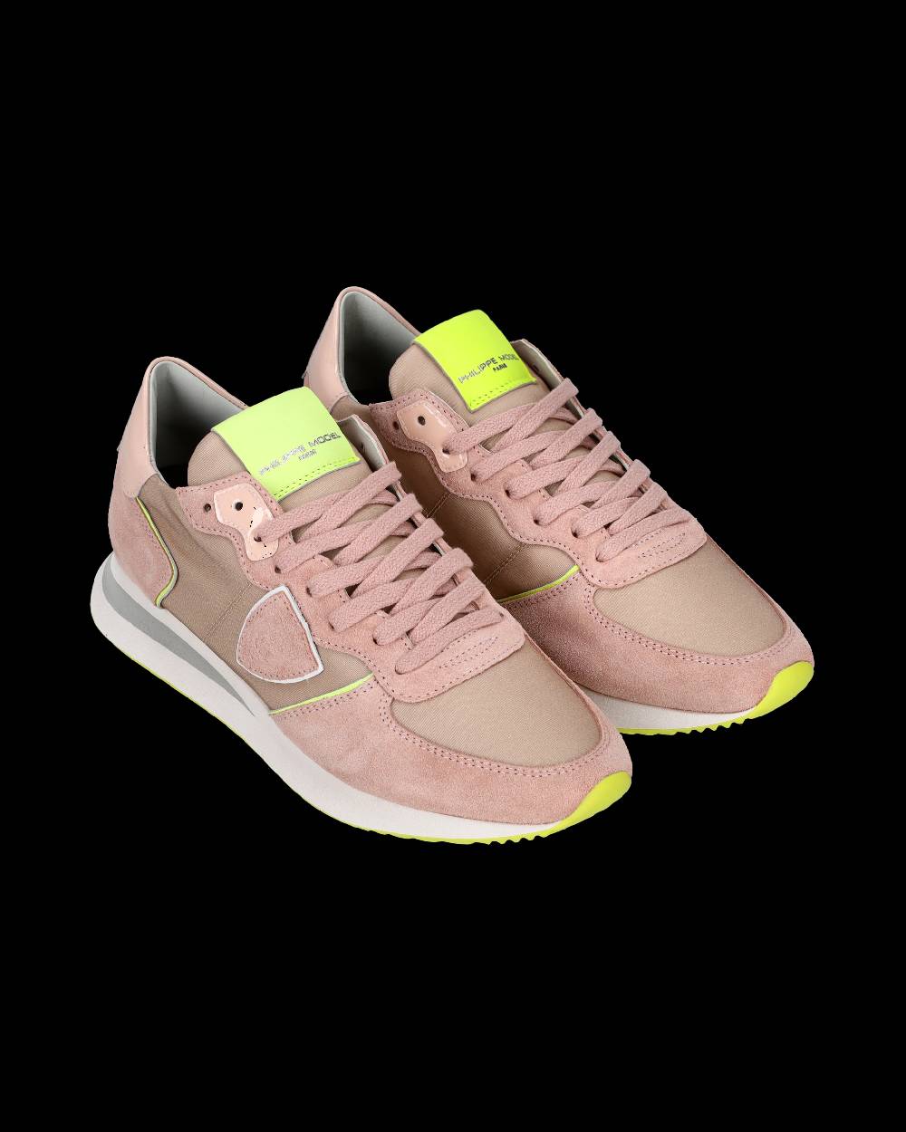 Philippe Model Sneaker bassa Trpx donna - rosa e giallo fluo