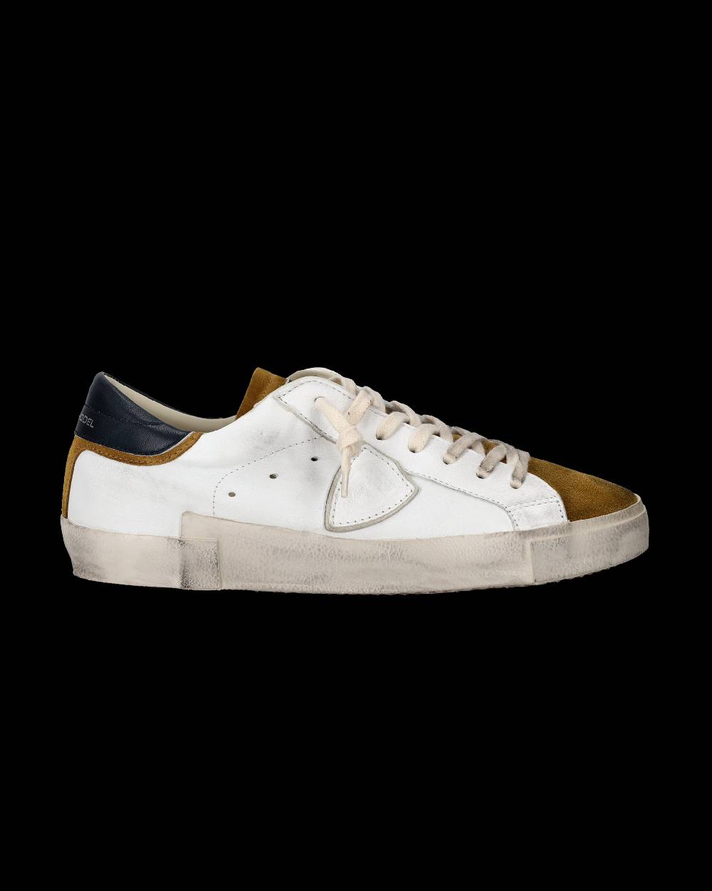 Philippe Model Sneaker basse Paris uomo - bianco e senape Vendita