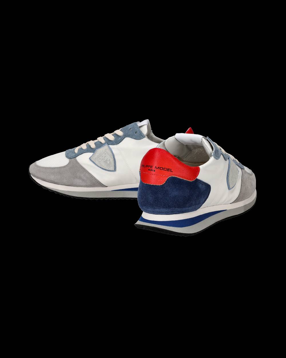 Philippe Model Sneakers Trpx da Uomo Bianche e Denim in Tessuto Tecnico Promozione